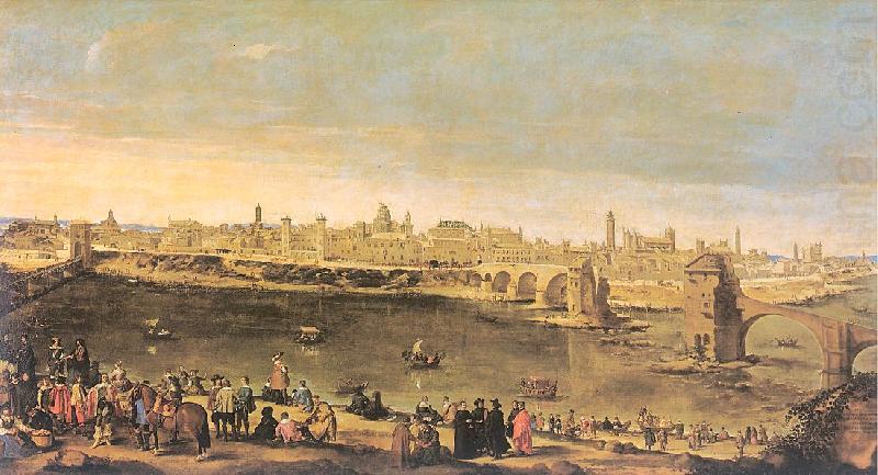 View of the City of Zaragoza, Mazo, Juan Bautista